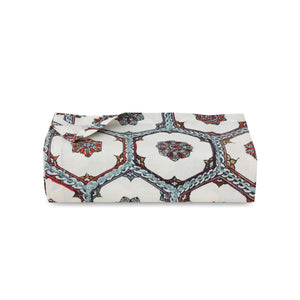 Brick Arabesque Linen Tablecloth