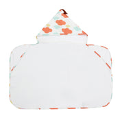 Orange Clouds Hooded Kids Towel (3-5Y)