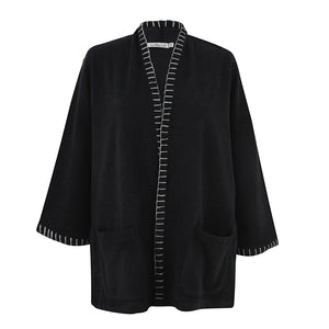 Black Stitch Cardigan