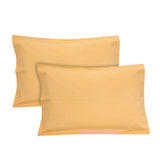 Saffron Yellow Pillowcases Set of 2 (350 TC)