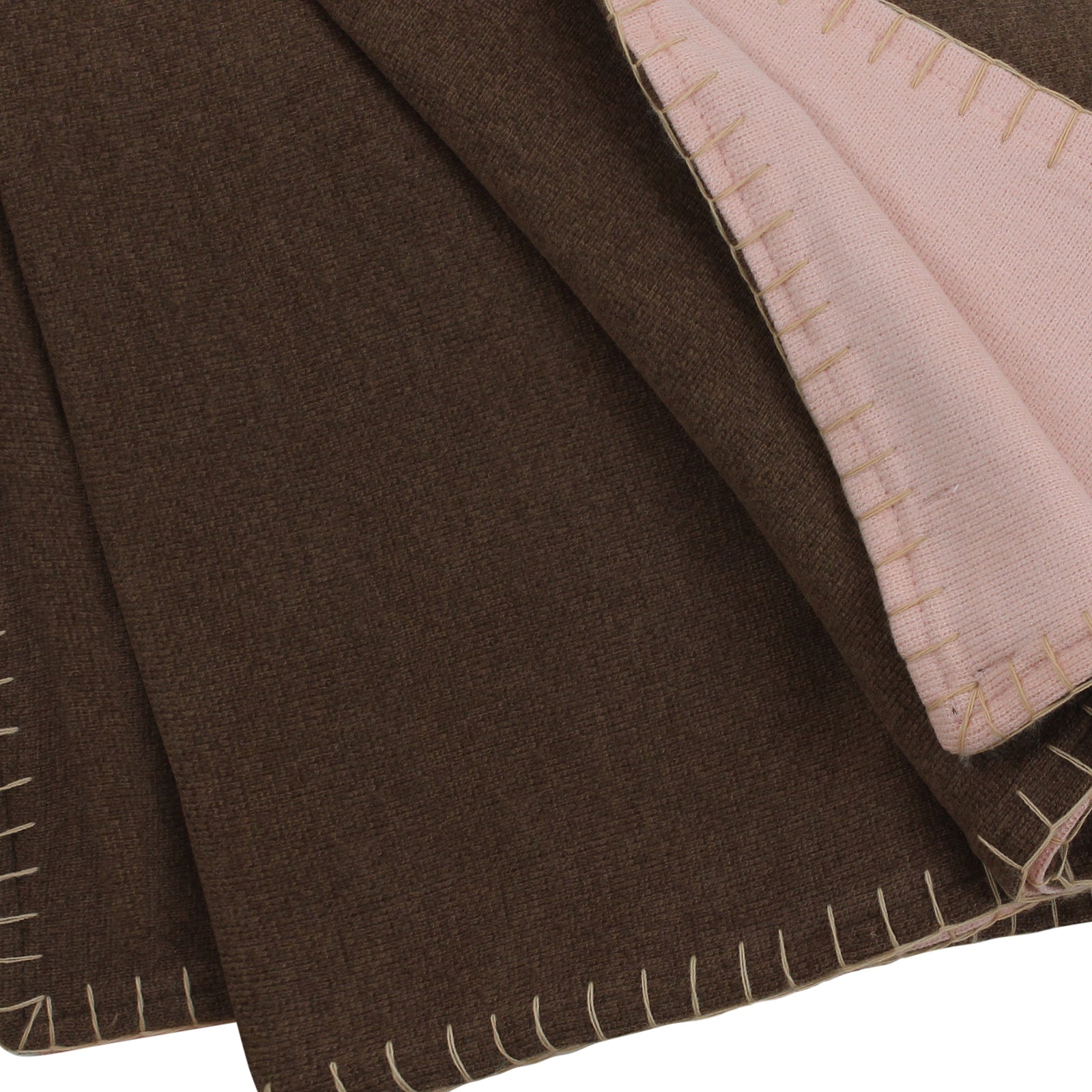 Cacao/Rose Throw Blanket