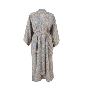 Powder Bloom Silky Viscose Kimono