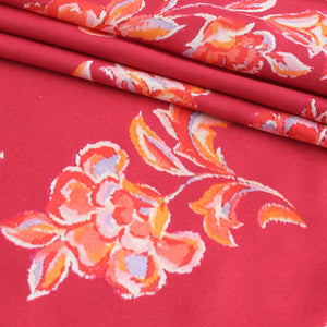 Burgundy Fiery lris Tie Front Dress