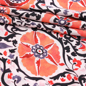 Pink Boukhara lris Tie Front Dress