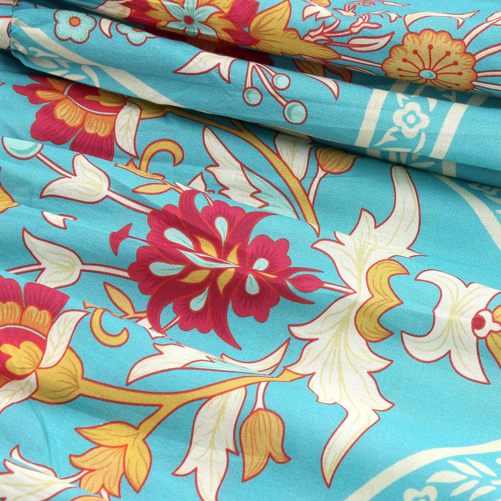 Turquoise Bouquet Jaipur Dress