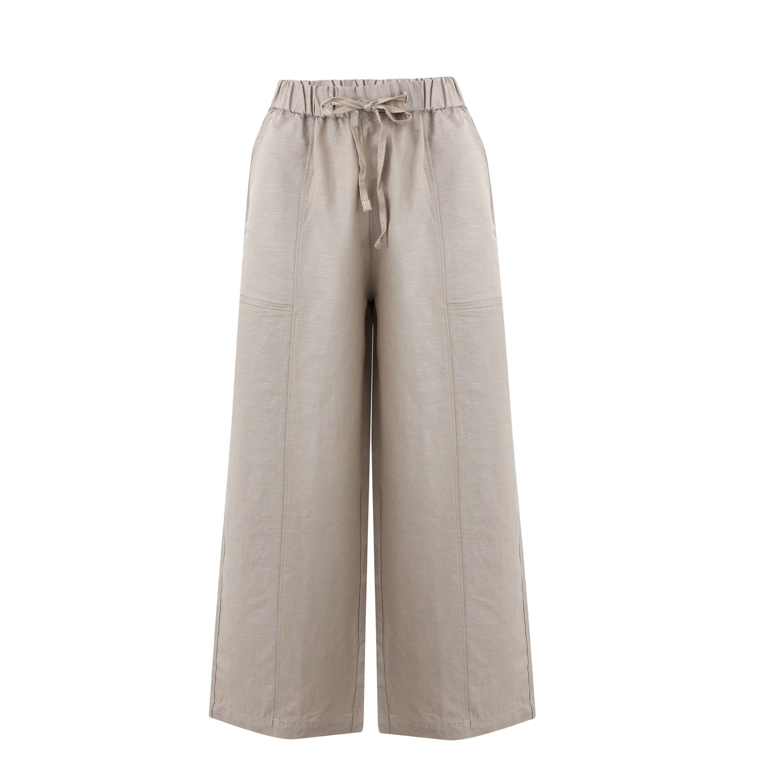 Beige Sway Linen pant