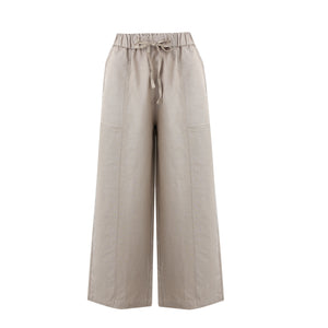 Beige Sway Linen pant