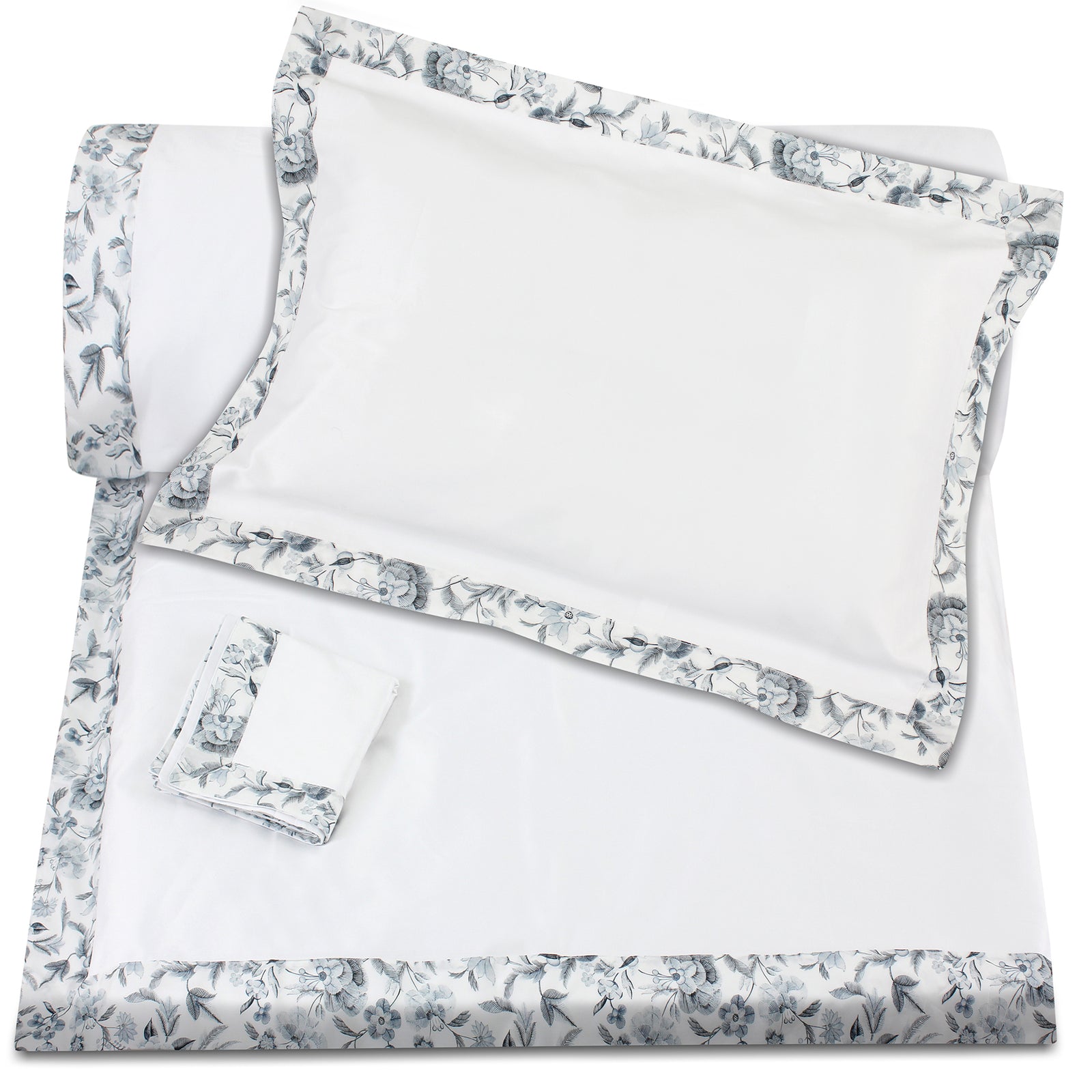 Grey Aasha Duvet + Pillowcases (600 TC)