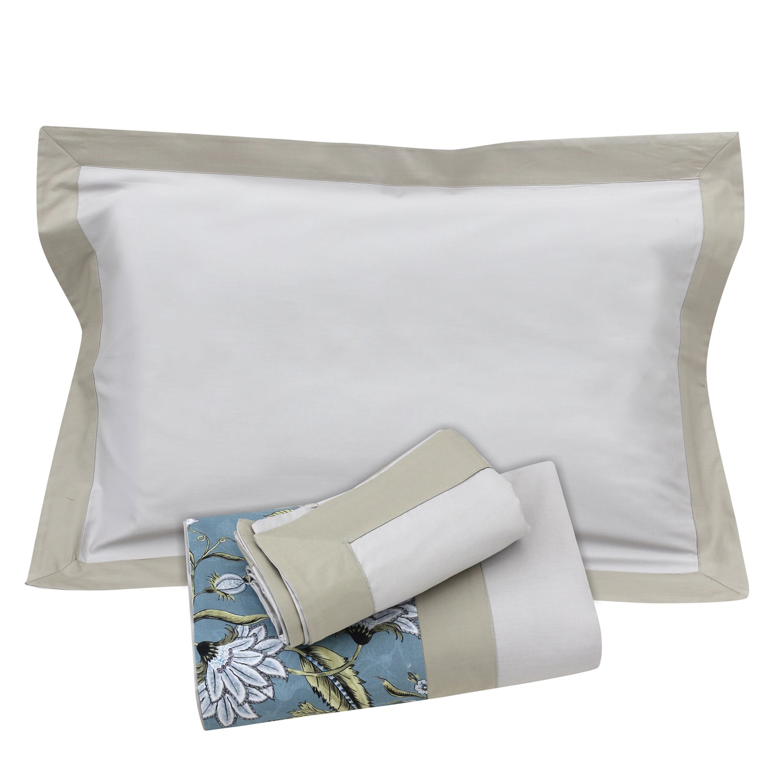 Blue Willow Sheet + Pillowcases