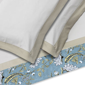 Blue Willow Sheet + Pillowcases