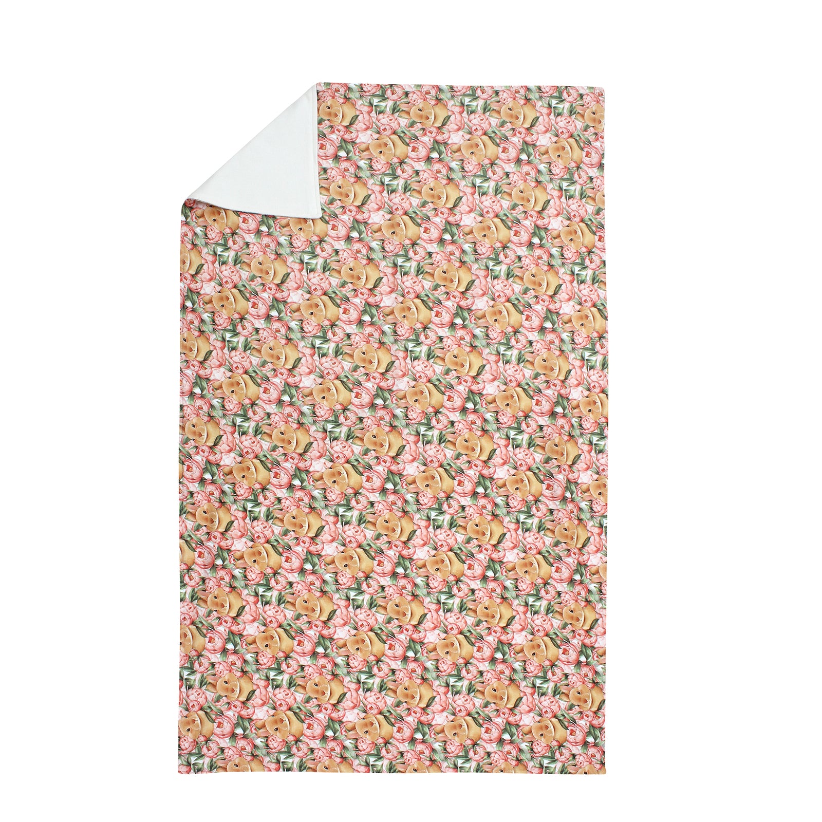 Bunny Roses Baby Blanket