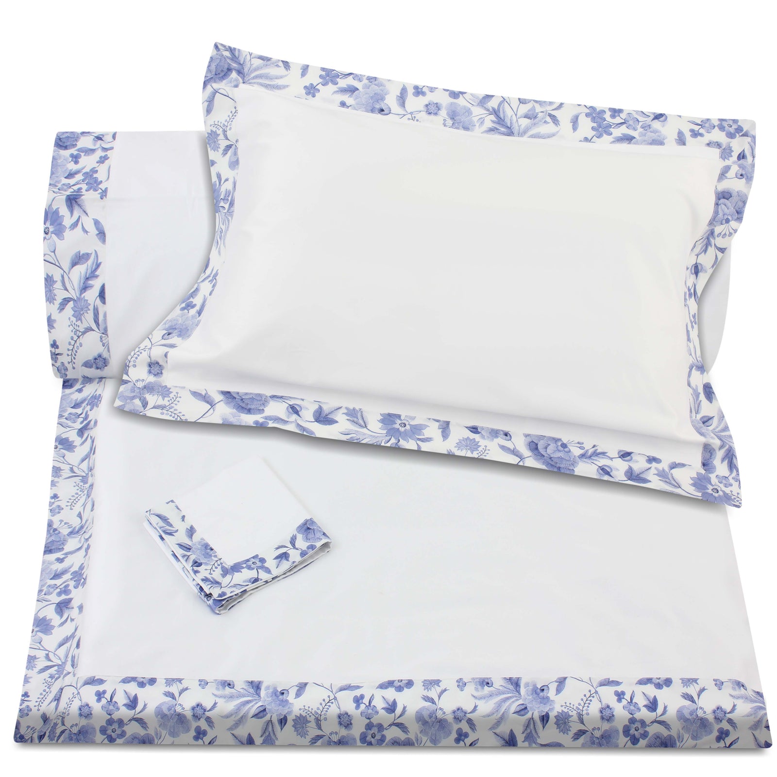 Blue Aasha Duvet + Pillowcases (600 TC)