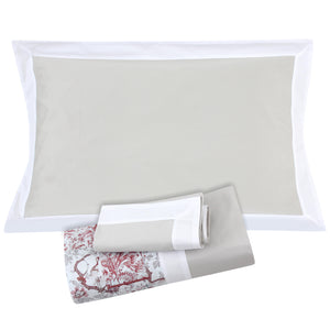 Red Peacock Sheet + Pillowcases