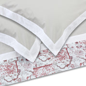 Red Peacock Sheet + Pillowcases