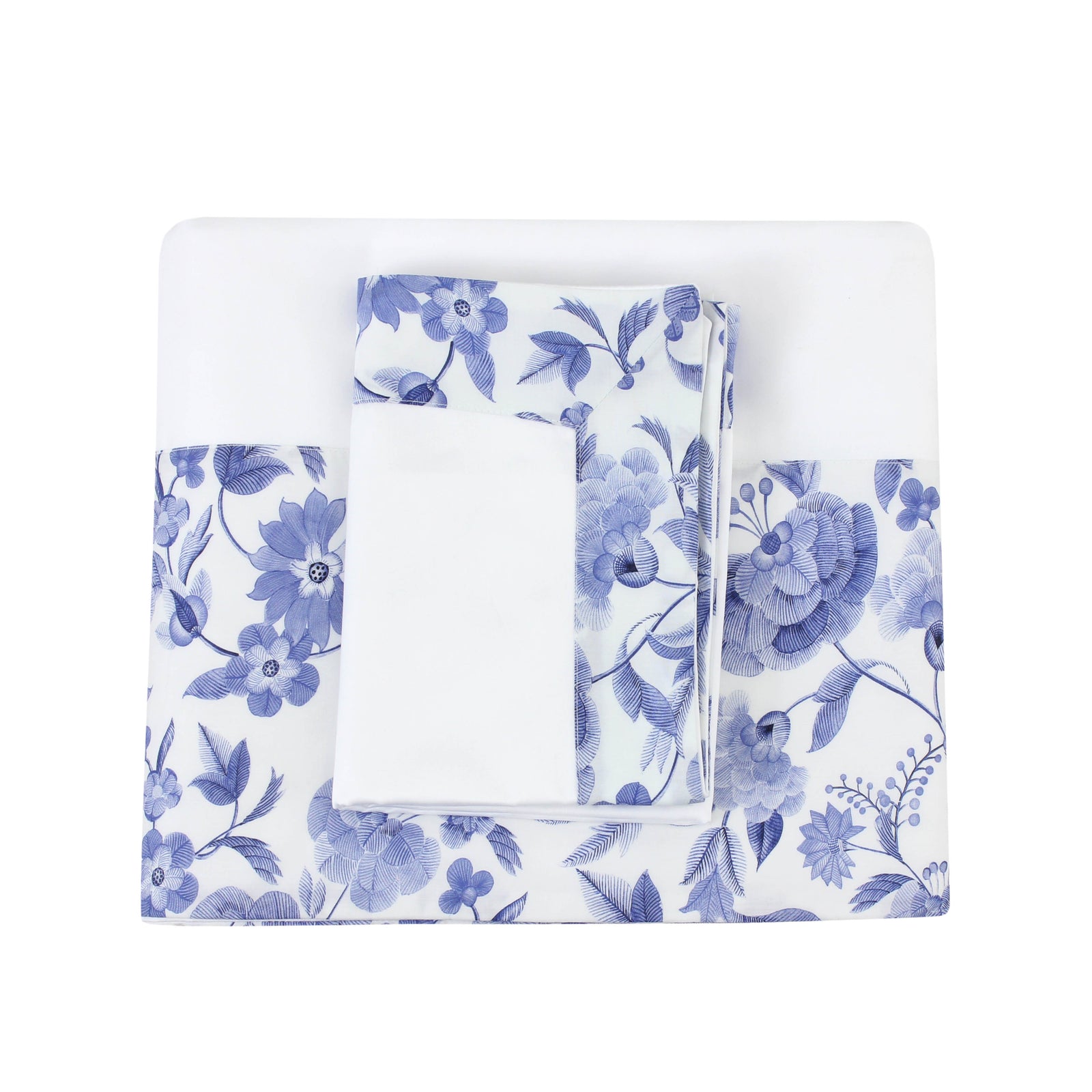 Blue Aasha Sheet + Pillowcases