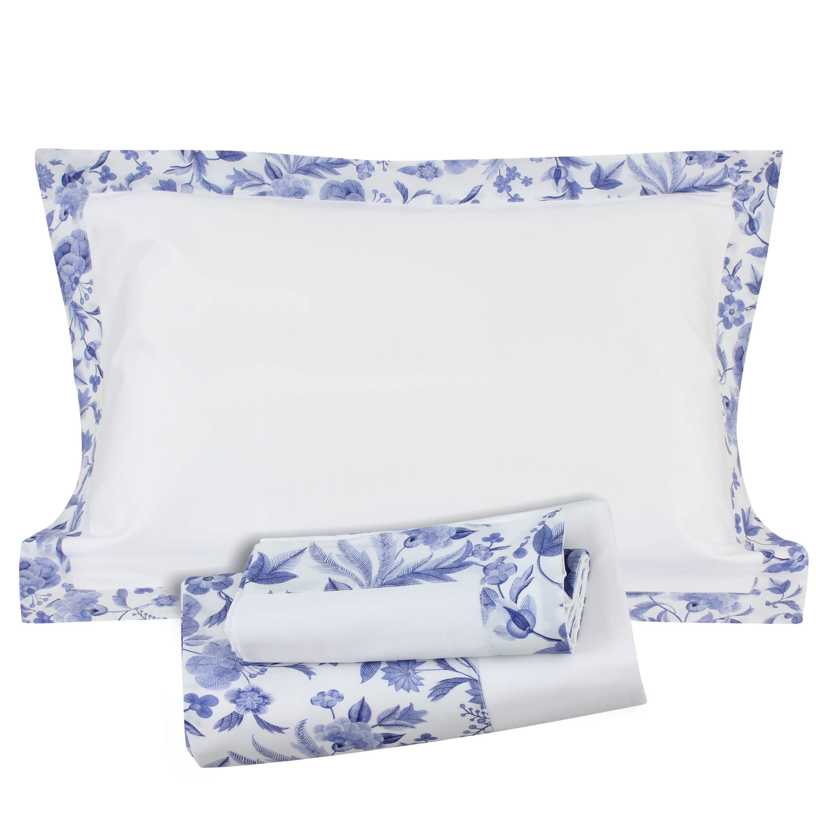 Blue Aasha Sheet + Pillowcases