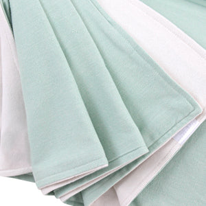 Mint/Off-White Throw Blanket