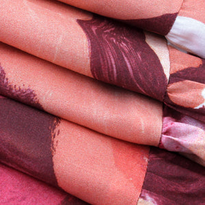 Orange Marbling Jaipur Dress