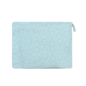 Aqua Mosaic Classic Cotton Kimono