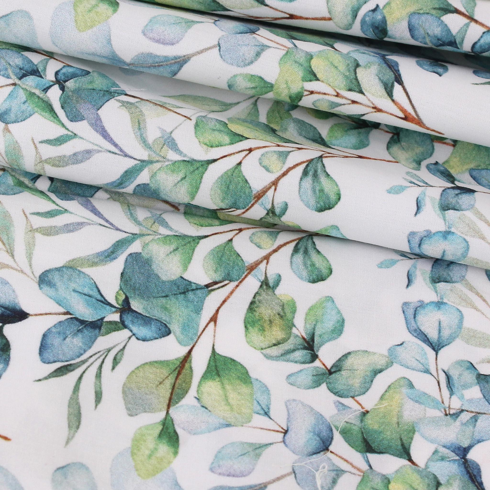 Green Leaves Classic Cotton Kimono