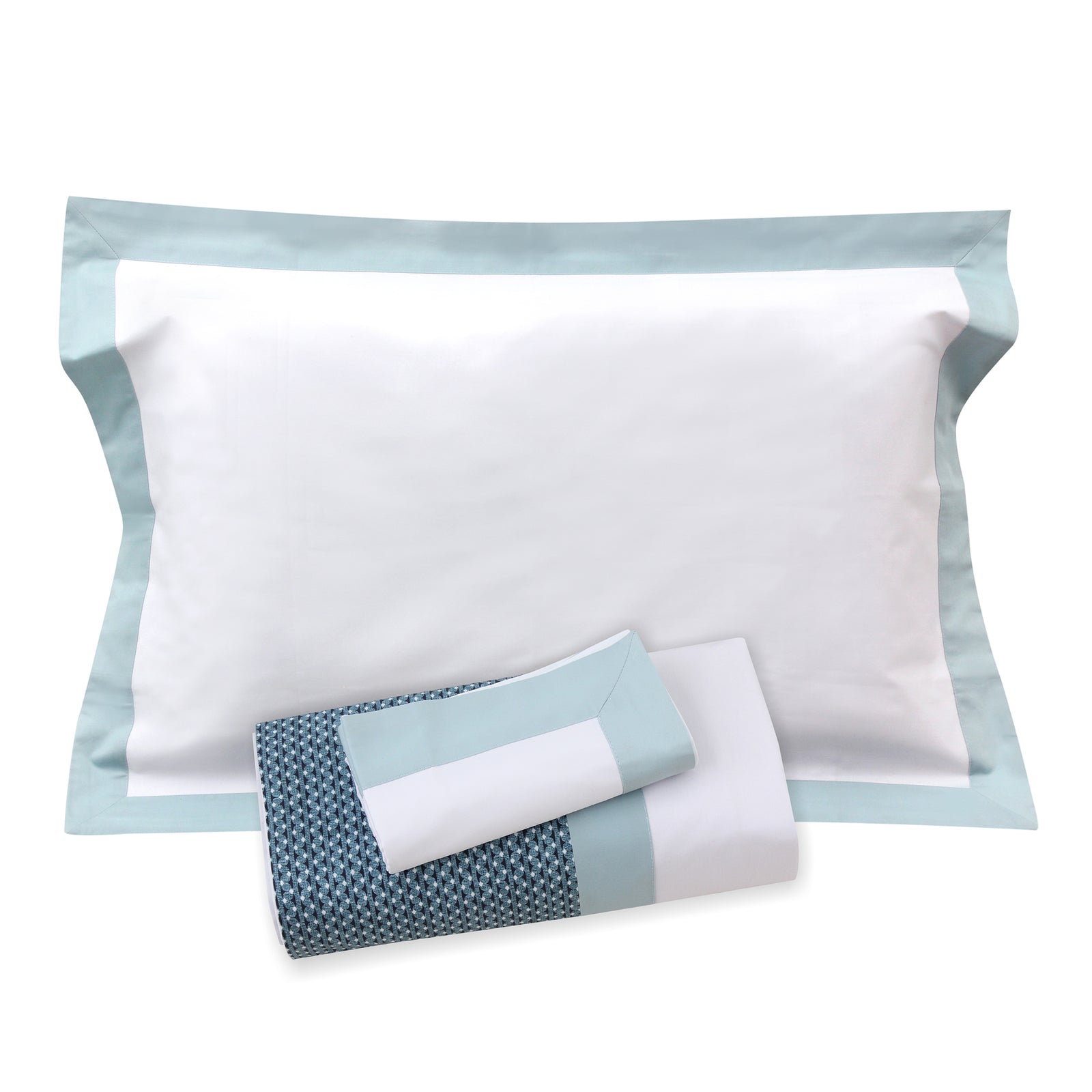 Blue Waves Sheet + Pillowcases
