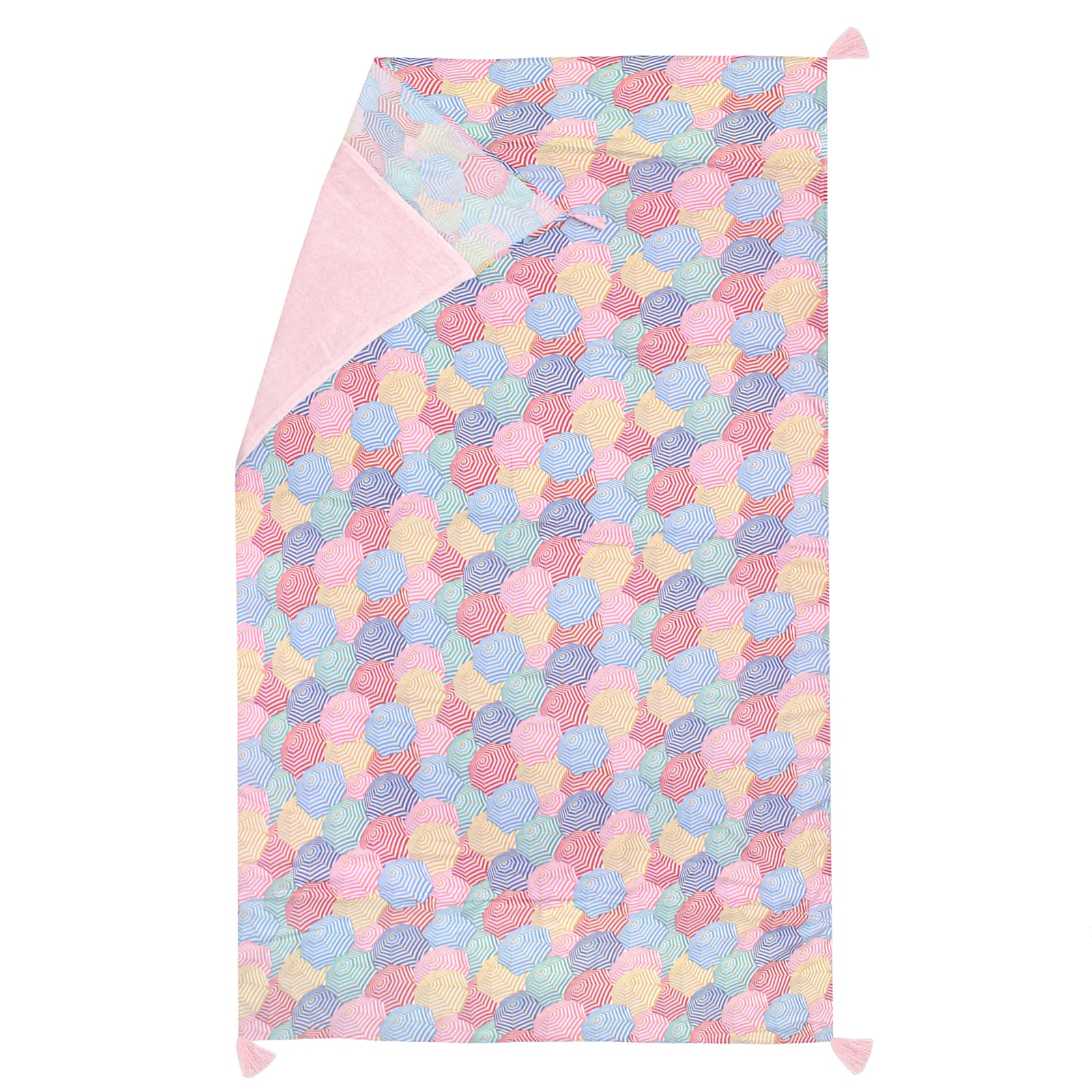 Umbrellas Printed Beach Towel