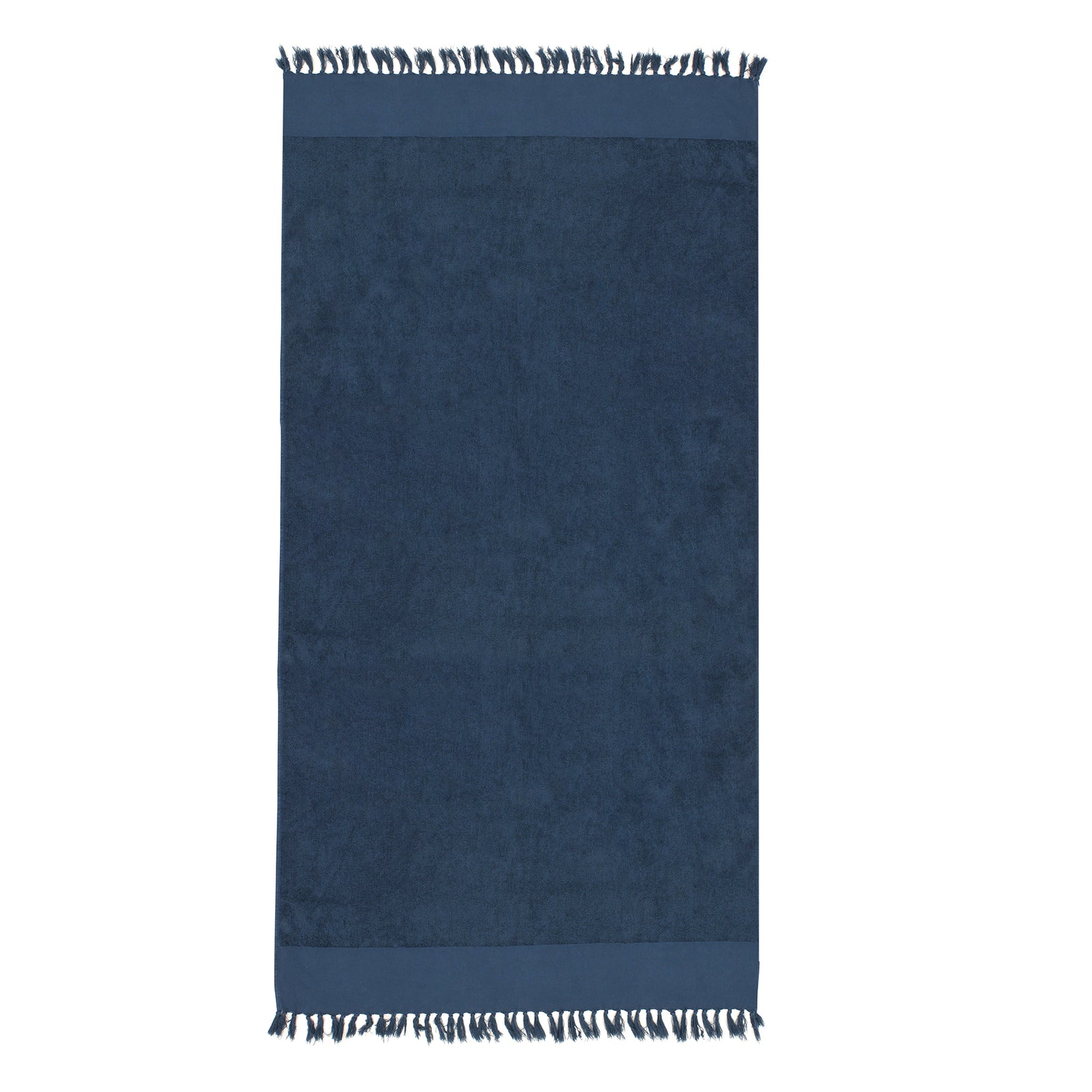 Navy Plain Beach Towel