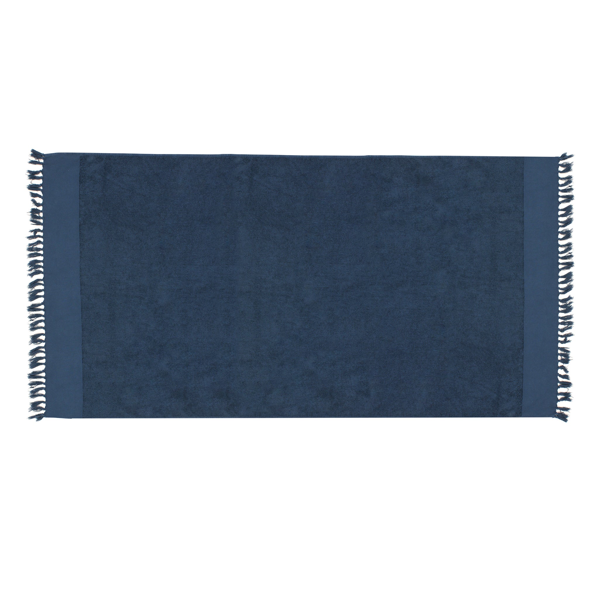 Navy Plain Beach Towel