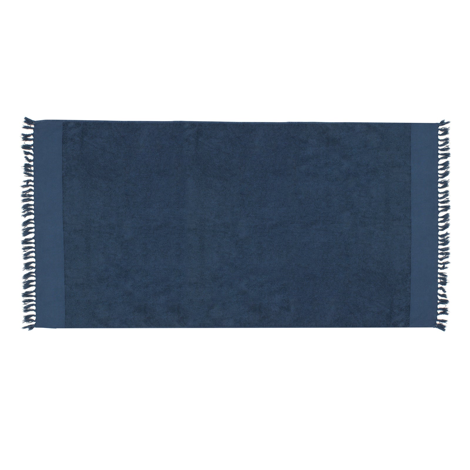 Navy Plain Beach Towel