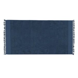 Navy Plain Beach Towel