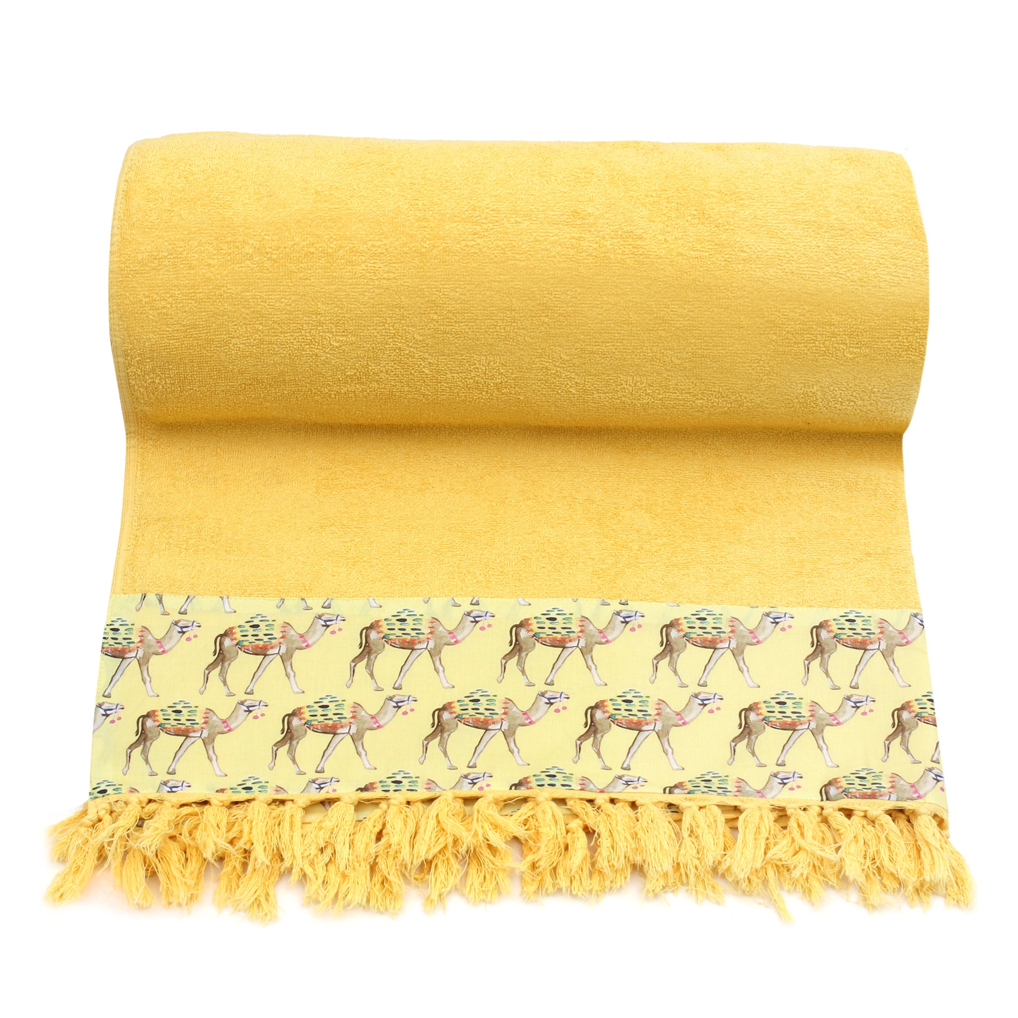 Sunny Camel Beach Towel