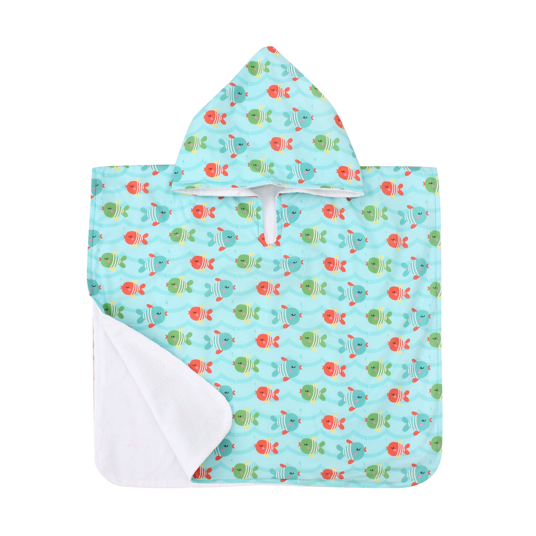 Colored Fish Bathing Poncho