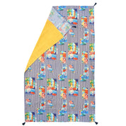 Coastal Bloom Printed Beach Towel
