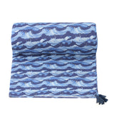 Deep Waves Printed Beach Towel