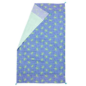 Azure Turtle Printed Beach Towel