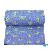 Azure Turtle Printed Beach Towel