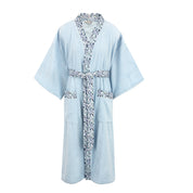Blue Leaves Bathrobe