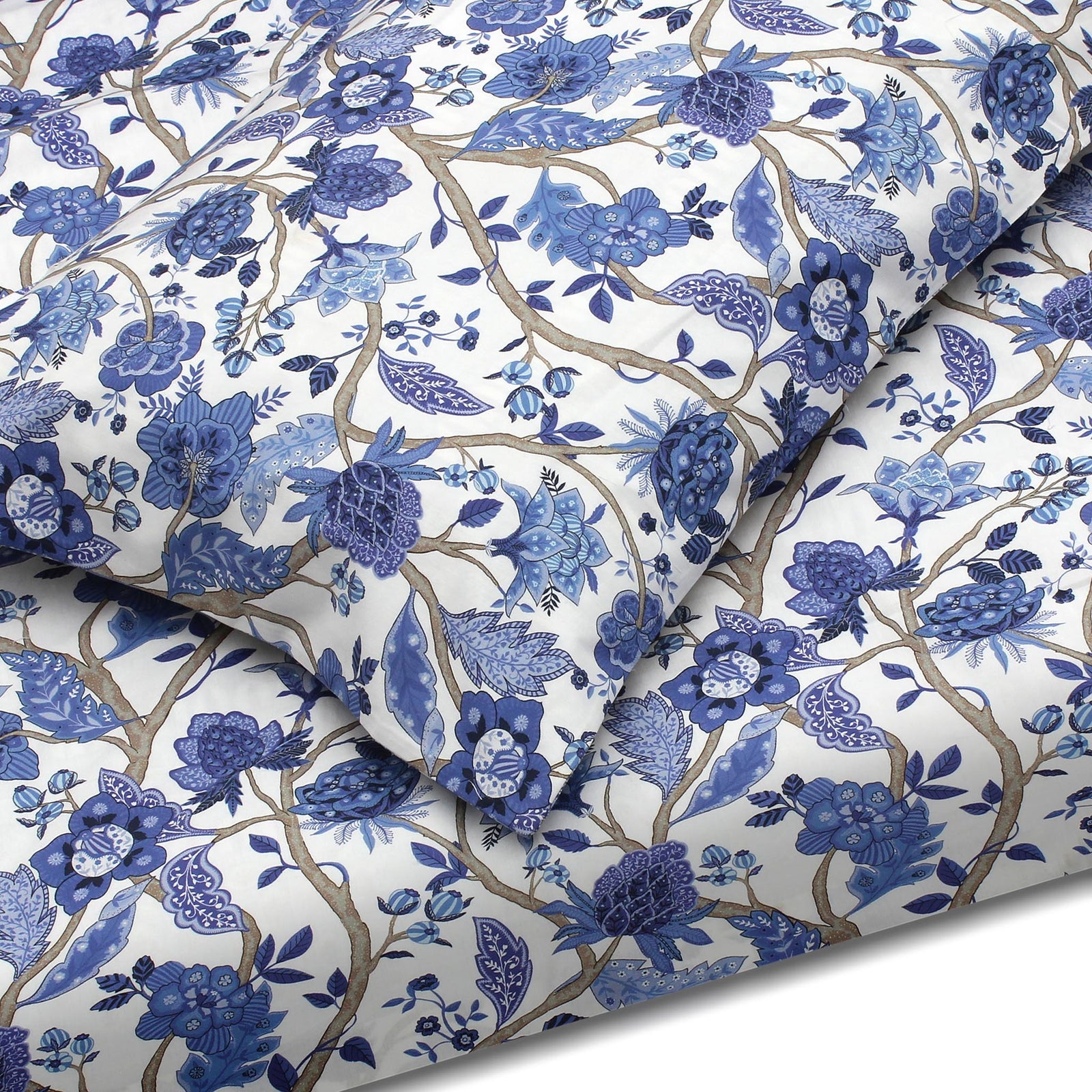 Indigo Garden Duvet Cover + Pillowcases (350 TC)