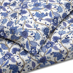 Indigo Garden Duvet Cover + Pillowcases (350 TC)