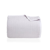 Lilac Cotton Muslin Bedspread