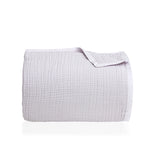 Lilac Cotton Muslin Bedspread