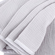 Lilac Cotton Muslin Bedspread