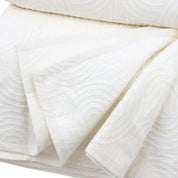 Off-White Aurora Jacquard Bedspread