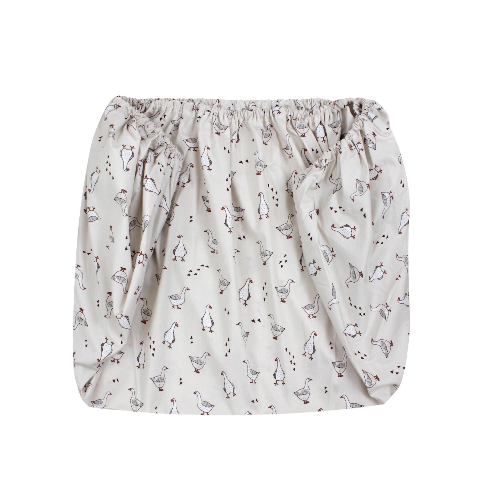 Beige Ducks Baby Sheet Set