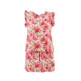 Pink Roses Short Set