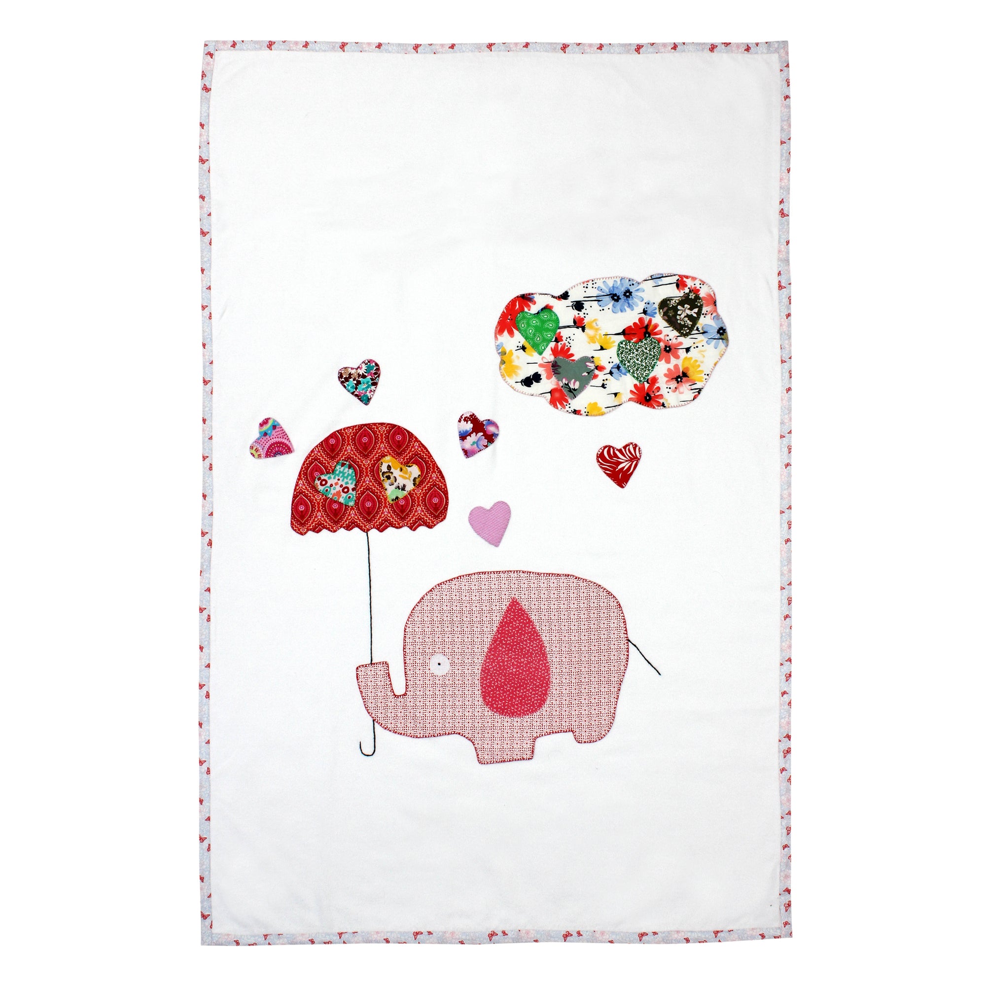Elephant Baby Blanket (Pink)
