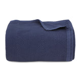 Navy Geometric Bedspread