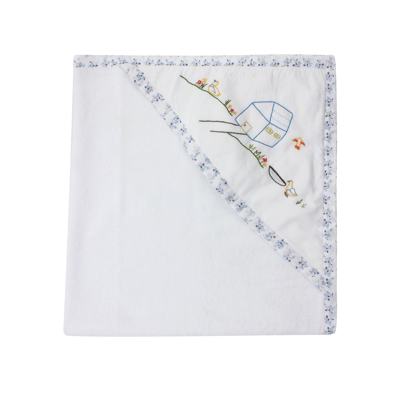 Blue Farm Hooded Baby Towel (0-2Y)