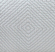 Light Grey Geometric Jacquard Bedspread