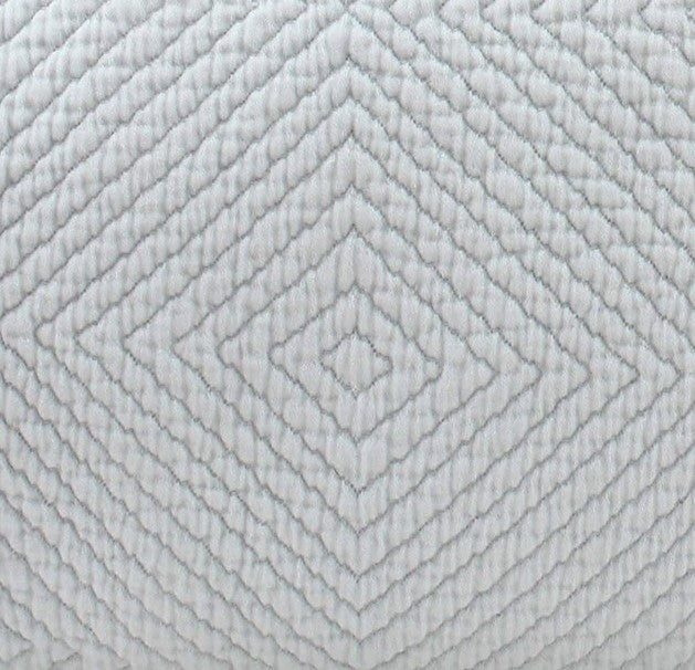 Light Grey Geometric Bedspread